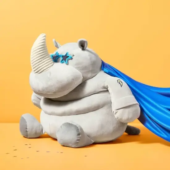 21" Rhino Stuffed Animal - Gigglescape&trade; image {1}