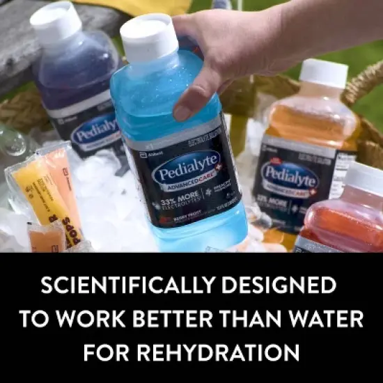 Pedialyte AdvancedCare Plus Electrolyte Solution Hydration Drink - Berry Frost - 33.8 fl oz image {4}
