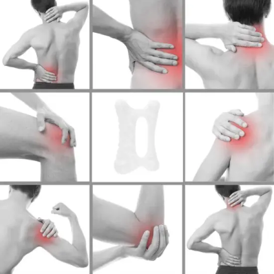 Unique Bargains Comfortable Universal Scraper Manual Massager Tools 4.53"x2.95" White 1 Pc image {4}