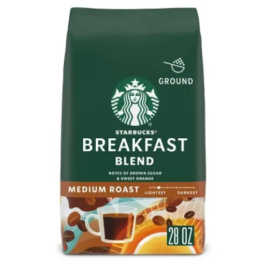 Starbucks Breakfast Blend Medium Roast Ground Coffee image {6}