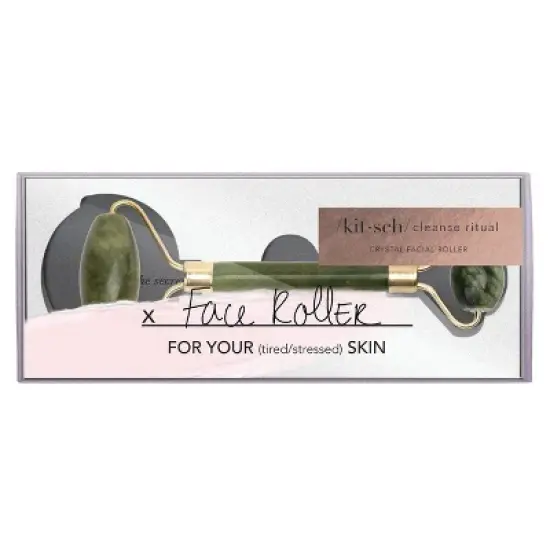 Kitsch Jade Crystal Facial Roller image {2}