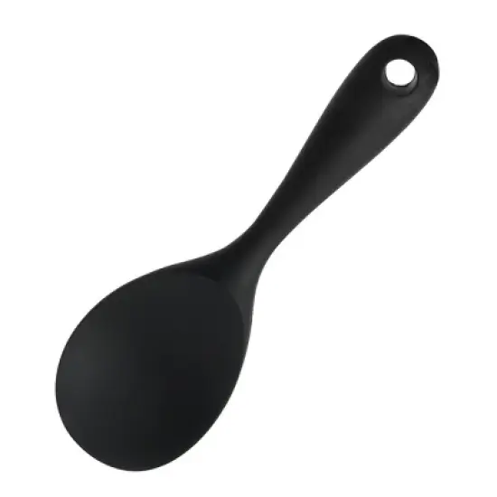Unique Bargains Heat Resistant Ergonomic Handle Non-Stick Dishwasher Safe Soup Kitchen Spoon 8.7 Inch 1 Pc image {7}