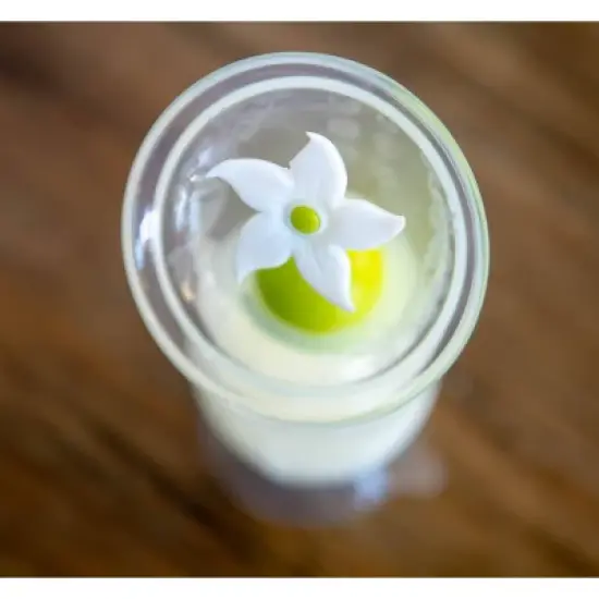 Haakaa Breast Pump with Suction Base and White Flower Stopper - 5oz image {2}