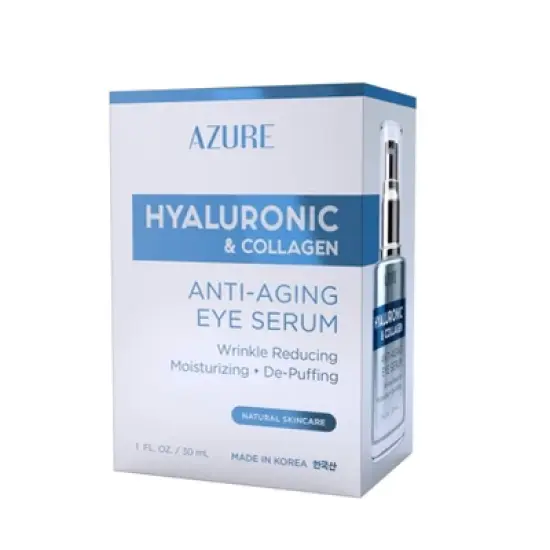 Azure Skincare Hyaluronic & Collagen Anti-Aging Serum - 30ml image {1}