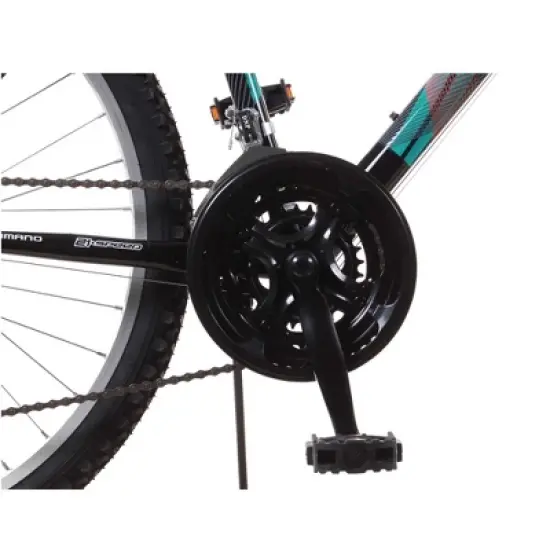 Titan Trail 21-speed Suspension Men's Mountain Bike, 18-Inch Frame, Black image {3}