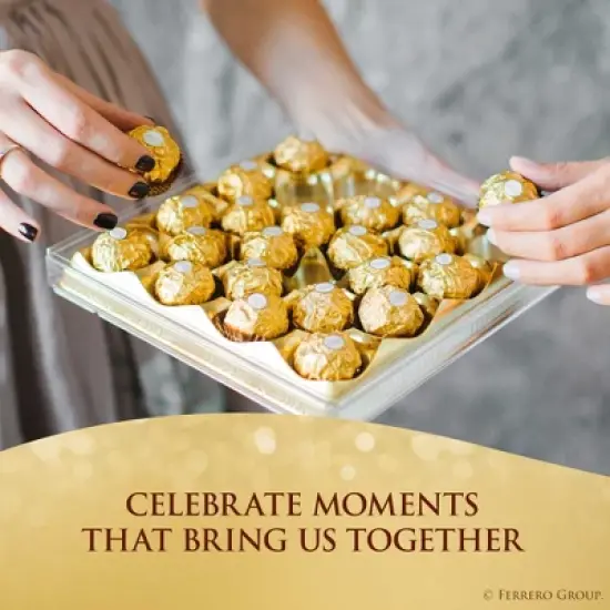 Ferrero Rocher Fine Hazelnut Chocolate Candy - 5.3oz/12ct image {3}