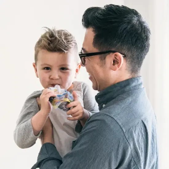 Happy Tot Organics Fiber & Protein Organic Pears, Raspberries, Carrots & Butternut Squash - 4oz image {1}