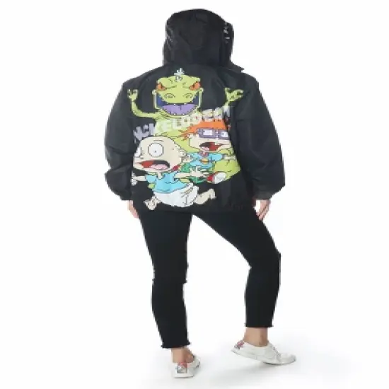 Members Only - Women's Chucky Placement Windbreaker Oversized Jacket image {2}