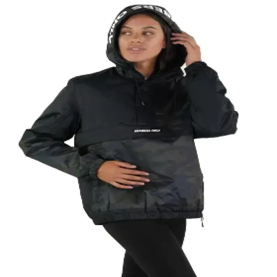 Members Only Women's Camo Popover Oversized Jacket image {2}