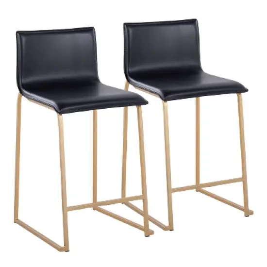 Set of 2 26" Mara Contemporary Counter Height Barstools - LumiSource image {15}