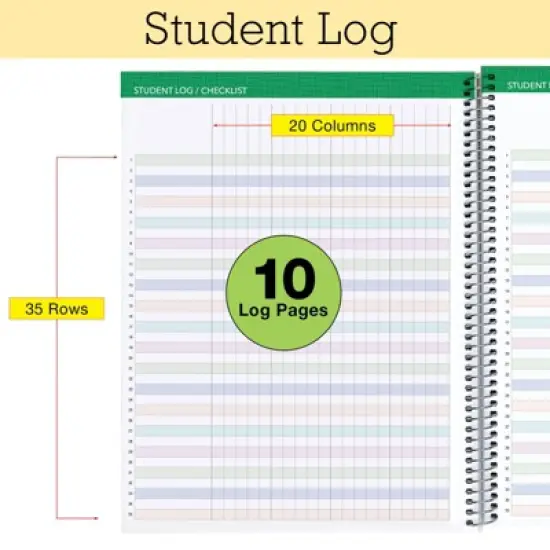 Global Printed Products Lite Teacher AY 2025-2026 Planner - 8.5"x11" (Tree Seasons) image {4}