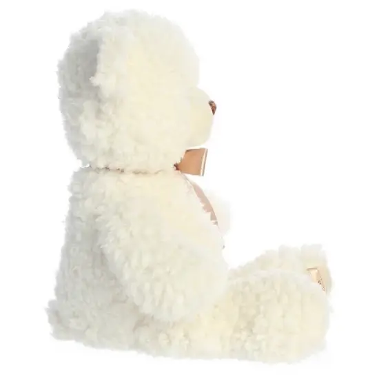 Aurora Bear 14" Ashford White Stuffed Animal image {2}