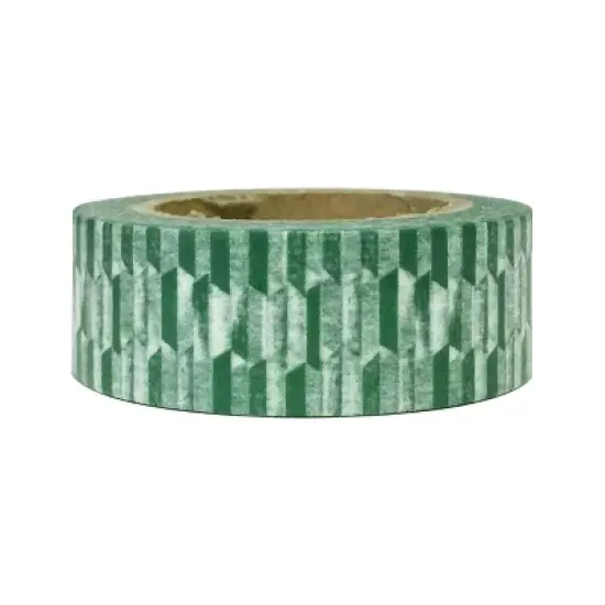 Wrapables Washi Masking Tape, Green and Gold Group image {12}