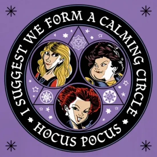 Junior's Hocus Pocus Calming Circle T-Shirt image {1}