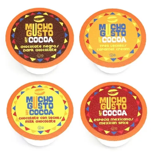 Mucho Gusto Coffee Variety Pack Flavored Pods,Compatible Keurig 2.0 Brewers,40Ct image {1}