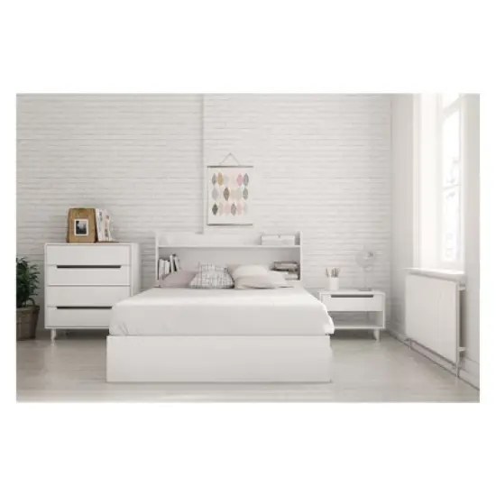 Aura 3 Drawer Storage Bed with Headboard - Nexera image {4}