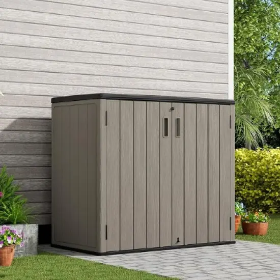 Yardgrace Weather Resistant Multi Size Outdoor Storage Shed image {6}