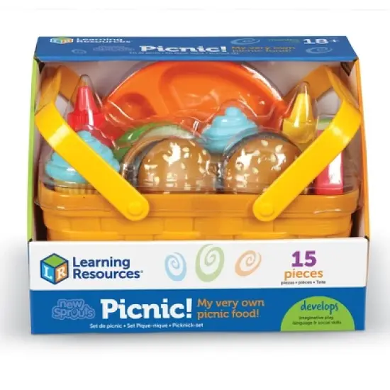 Learning Resources New Sprouts Picnic Set, 15-Piece, Ages 18mos+ image {3}