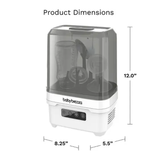 Baby Brezza Portable Sterilizer Dryer, Perfect For Travel image {7}