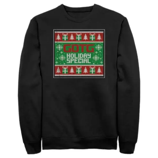 Men's Guardians of the Galaxy Holiday Special Christmas Sweater Square Sweatshirt image {3}