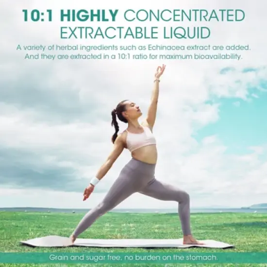 Mulittea Lymphatic Drainage Drops &ndash; Vegan 11-in-1 Herbal Blend for Lymph System Support & Detox &ndash; 2 Fl.oz image {5}