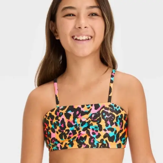 Girls' 'Wild Summer' Cheetah Printed Bikini Set - art class&trade; image {1}