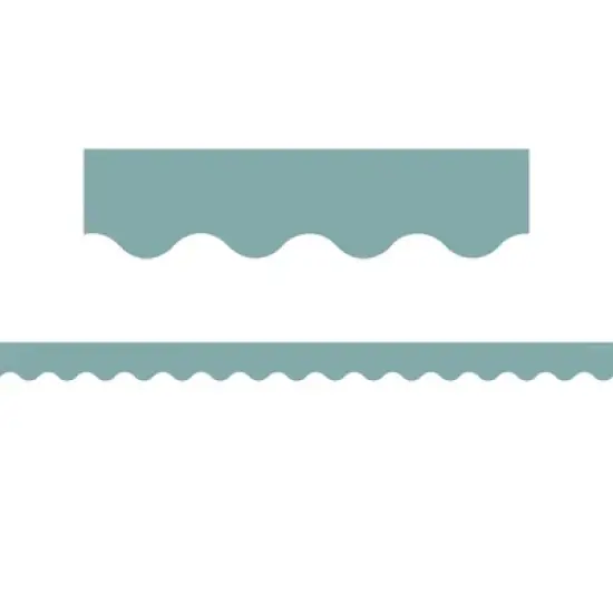 Teacher Created Resources&reg; Calming Blue Scalloped Border Trim, 35 Feet Per Pack, 6 Packs image {1}