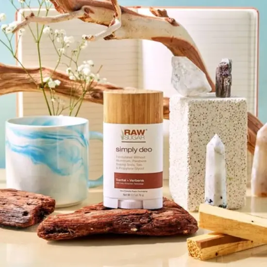 Raw Sugar Simply Deo Solid Deodorant - Santal + Verbena - 2.7oz image {6}