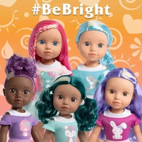 Adora Be Bright Doll Melissa - Shark, Hair Color Changes in The Sun, for Kids Age 3+ image {4}
