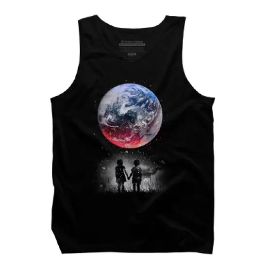 Men's Design By Humans Until The End Of The World By Expo Tank Top image {2}