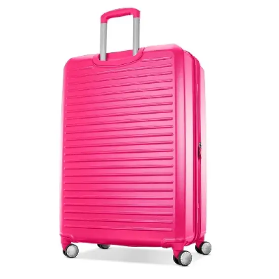 Sarah Jessica Parker Signature Hardside Expandable Large Checked Spinner Suitcase - Candy image {2}