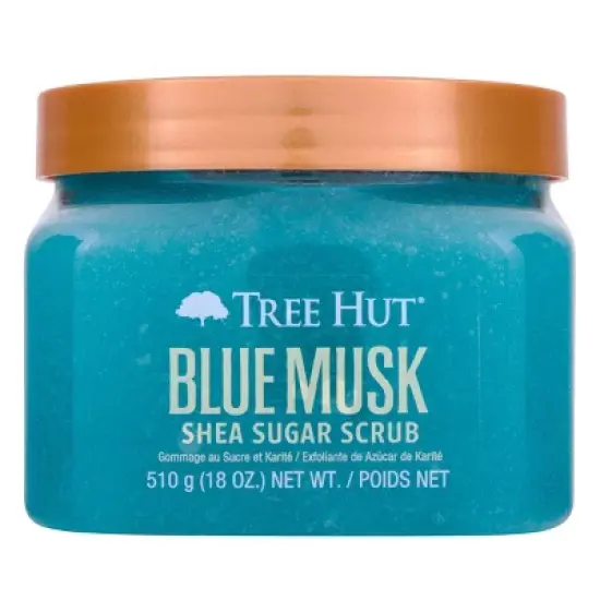 Tree Hut Shea Sugar Body Scrub - Blue Musk - 18oz image {10}