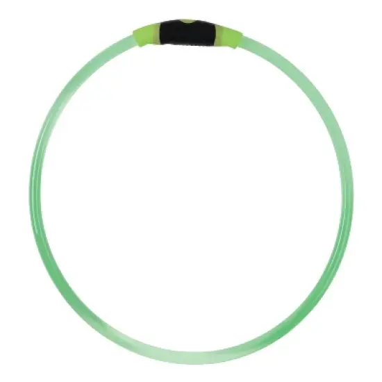 Nite Ize Nite Howl LED Safety Necklace Adjustable Dog Collar - Green image {4}