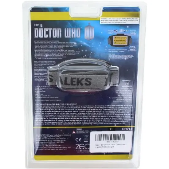 Seven20 Doctor Who Dalek Head Flashlight Book Light image {1}