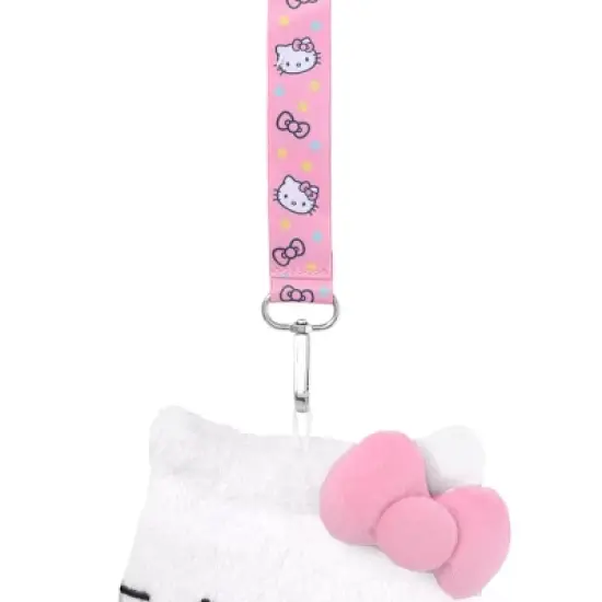 Sanrio Hello Kitty Coin Purse ID Holder Travel Lanyard image {5}