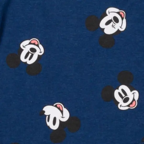 Disney Lion King,Mickey Mouse Simba Baby 2 Pack Turtleneck Bodysuits Newborn to Infant image {7}