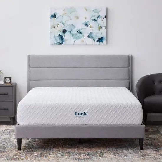 Lucid Comfort Collection 12" Memory Foam Mattress image {1}