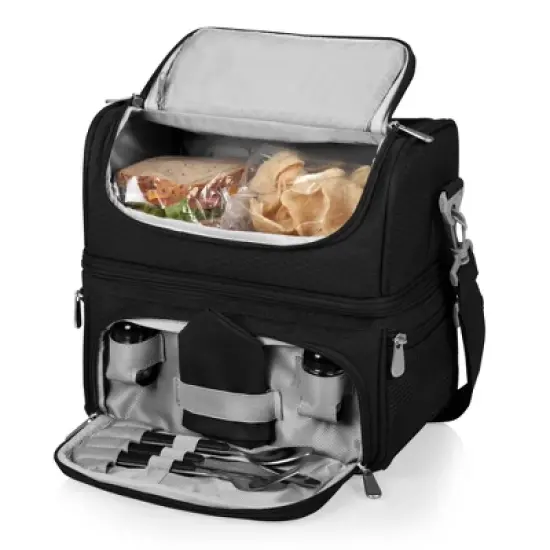 NHL Pittsburgh Penguins Pranzo Dual Compartment Lunch Bag - Black image {1}