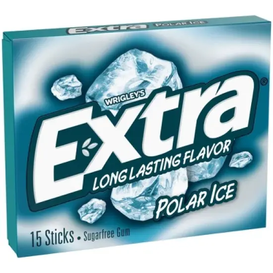 Extra Polar Ice Sugar-Free Mint Chewing Gum - 15ct image {1}