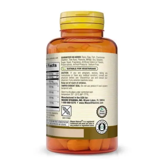 Mason Natural Mushroom Power Tablets with 95% EGCG & Match - 60ct image {2}