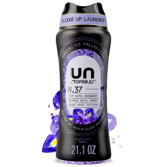 Downy Unstopables Unlimited Scent Booster Beads Laundry Additives - Bergamot Orris Vetier - 21.1oz image {1}