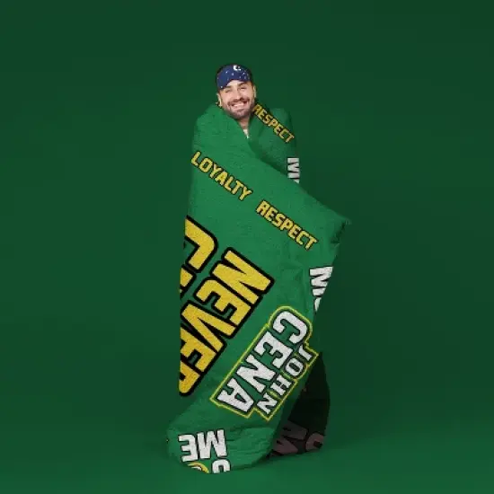 Sleep Squad WWE John Cena 60 x 80 Raschel Plush Throw image {3}