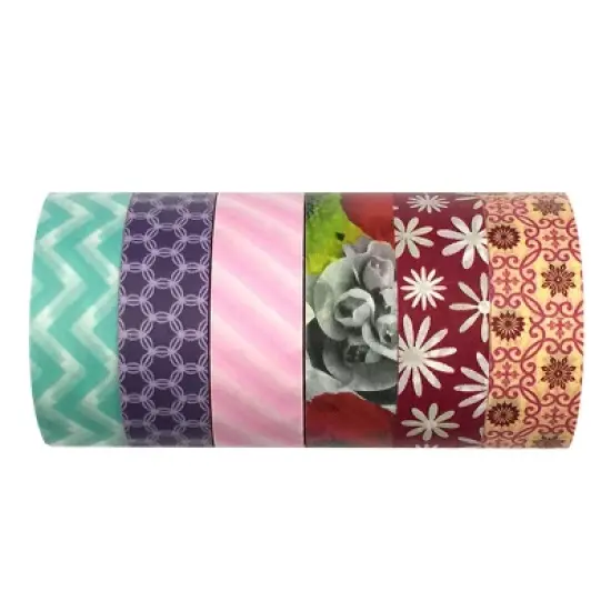 Wrapables Washi Masking Tape Collection, Premium Value Pack image {35}
