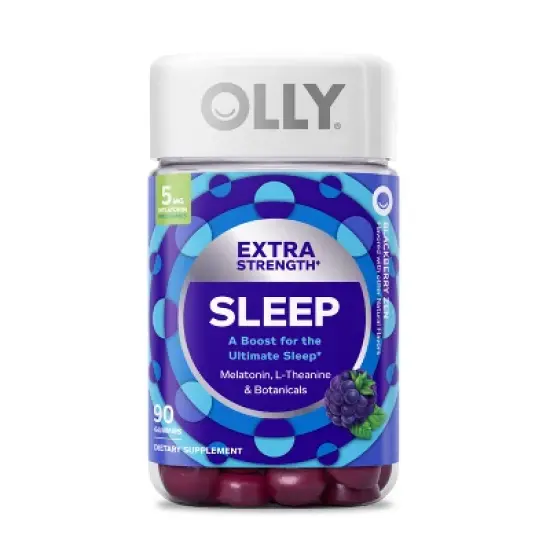 OLLY Extra Strength Sleep Multivitamin Gummies - Blackberry Zen - 90ct image {8}