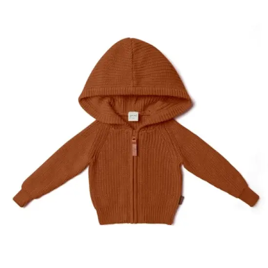 Goumikids Organic Cotton Knit Hoodie for Infants image {6}