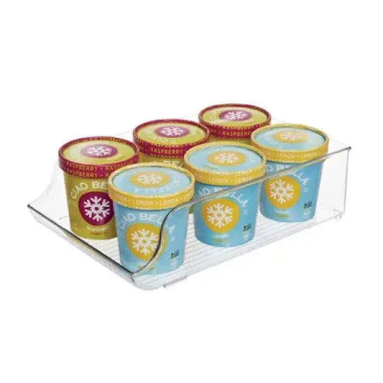 Water Bottle Organizer for Fridge - Set of 4 - Clear - Made in USA image {8}