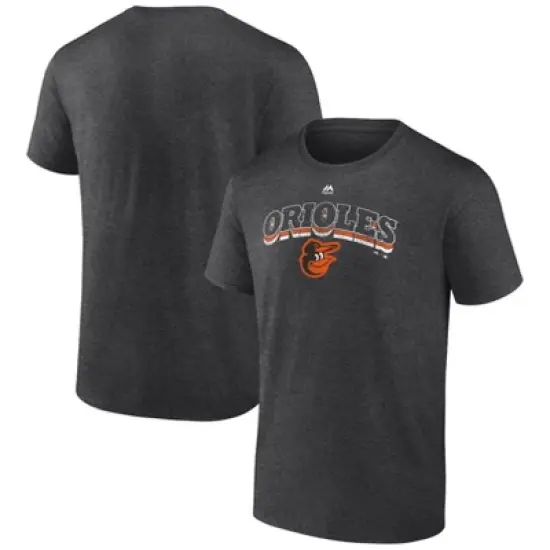 MLB Baltimore Orioles Men's Short Sleeve Bi-Blend T-Shirt image {3}