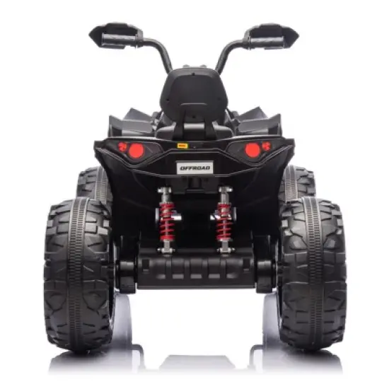24 Volt Kids ATV Ride-On, Electric Dual 4 Wheeler with 2-Seater, Ride on Toys for Big Kids with LED Lights, Music, High Low Speed image {5}