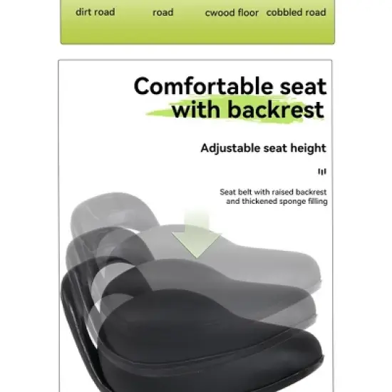 VASIP 18 inch Pink Kids Bike with Training Wheels & Stand - Adjustable Seat for Boys & Girls Ages 5-10 (45-57") image {9}