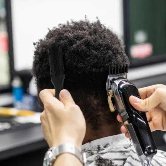 Unique Bargains Nylon Dual Side Hair Brush Black 1 Pc image {2}